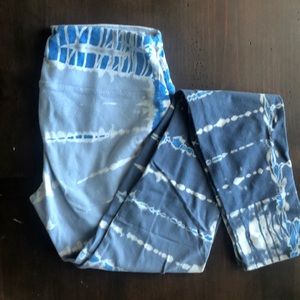 UNIQUE - Tye dyed HARD TAIL full length leggings